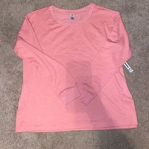 Light pink long sleeve tee